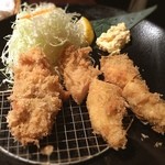 鳥取県産の地鶏フライ('15.9訪問時)