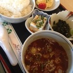 おんぽい - どて煮定食