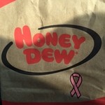 Honey Dew Donuts - Honey Dew Donutsの紙袋