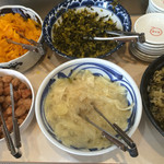 サービスのお漬物