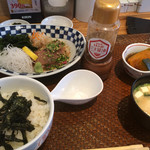 ゴマカンパチ丼定食