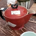 手打ち蕎麦 こはし - トロトロの蕎麦湯が素敵な器で供されます(^^)