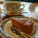喫茶 Stove - 栗カボチャのチーズケーキと珈琲