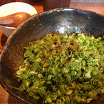 汁なし担担麺専門 キング軒 - 並盛　4辛　ネギ追加　半ライス