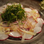 KISS'N  Little dining - イサキのカルパッチョ