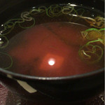 あま屋 - 味噌汁