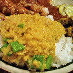 喫茶イノ - レンズ豆のカレー　アップ