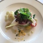 テラス　オン　ザ・ベイ - オマール海老と真鯛と野菜のミルフィーユ仕立て