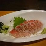 漁師料理 えび満 - 金目の炙り刺し