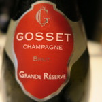 レフェルヴェソンス - 27年9月　GOSSET CHAMPAGNE BRUT GRANDE RESERVE