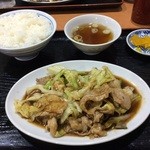 Daisangen - 回鍋肉定食コーヒー付き 850円