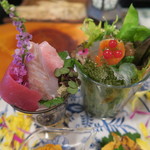 うなぎ屋酒坊・画荘 越後屋 - 27年9月　刺身アップ