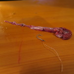 うなぎ屋酒坊・画荘 越後屋 - 27年9月　天然鰻の証　釣り針