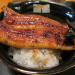 うなぎ屋酒坊・画荘 越後屋 - 27年9月　天然鰻丼　アップ