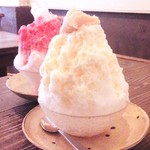 vuori - ～vuori～
      生いちごと、白いんげんのかき氷