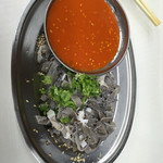 空 - センマイ刺しです。地元にはかないませんでしたね。