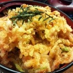 魚河岸割烹さかなや千本一 - 桜海老のかき揚げ丼