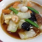 四六時中 - 海鮮野菜あんかけ麺 853円