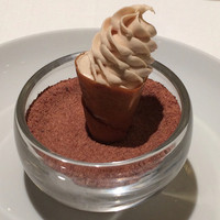 レストランエール - フォアグラのソフトクリーム