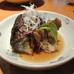 酒とそば まるき - サンマの焼きびたし