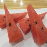 フルーツパーラーゴトー - 今年最後の西瓜、極上の甘さ