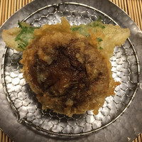 京都祇園 天ぷら八坂圓堂 - 季節野菜 椎茸