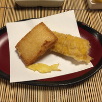 京都祇園 天ぷら八坂圓堂 - 名物とうもろこし 天ぷら