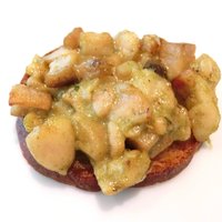 ブーケ・ド・フランス - ランチコース 3560円 の鶏肉と茸の焼き物