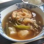 えんどう - 薄っすらとした優しい味わいの「山形名物いも煮 (550円)」