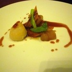 パルケ・ミエール - 【温菜】帆立と穴子アンサンブル