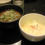 Oumi Jukusei Shouyu Ra-Men Juunibunya - 〆ご飯を+50円で炙りチーズライスに。