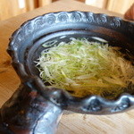 徳山鮓 - 【朝食】氷魚と葱切のすまし