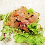 龍圓 - ホウボウの豆鼓和え