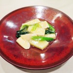 龍圓 - 筍、九条ねぎ、フカヒレの煮込み