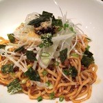 麺処はるにれ - なしたん（汁なし担々麺）超辛口900円