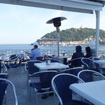 Cafe de la Concha - 白いテラス席