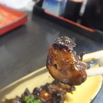 八百徳 駅南店 - 肝焼き串は臭みのない上品な仕上がり。