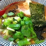 ラーメン 豚きん - Wスープラーメン_2015年9月