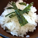 ラーメン 豚きん - 豚ニボまぜそば（後飯）