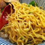 ラーメン 豚きん - 豚ニボませぞば（混ぜ後）