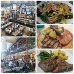 Mercato Centrale Firenze - フードコートの様子と食べたもの。