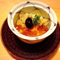 麻布 かどわき - 2015年9月　いくらと栗のいい蒸し