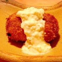麻布 かどわき - 松茸のコロッケ　柚子入りタルタルソース
