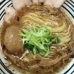 極麺 青二犀 - 塩ラーメン煮卵750円