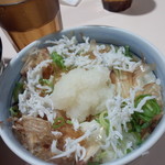 つるつる - しらすおろし丼セットのしらすおろし丼(2015.09.20)