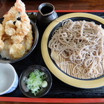 Takinoan - 2015.09天丼セット　1050円