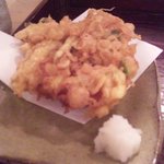 喜楽 - 海老と小柱のかきあげ