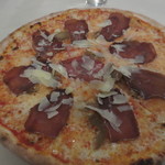 Ristrante Belvedere - ポルチーニとプロシュートのPizza