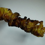 焼き鳥八起 - とり皮。