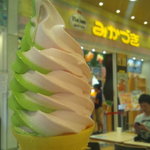 Mikaduki - 抹茶ストロベリーソフトクリーム（2015年9月）